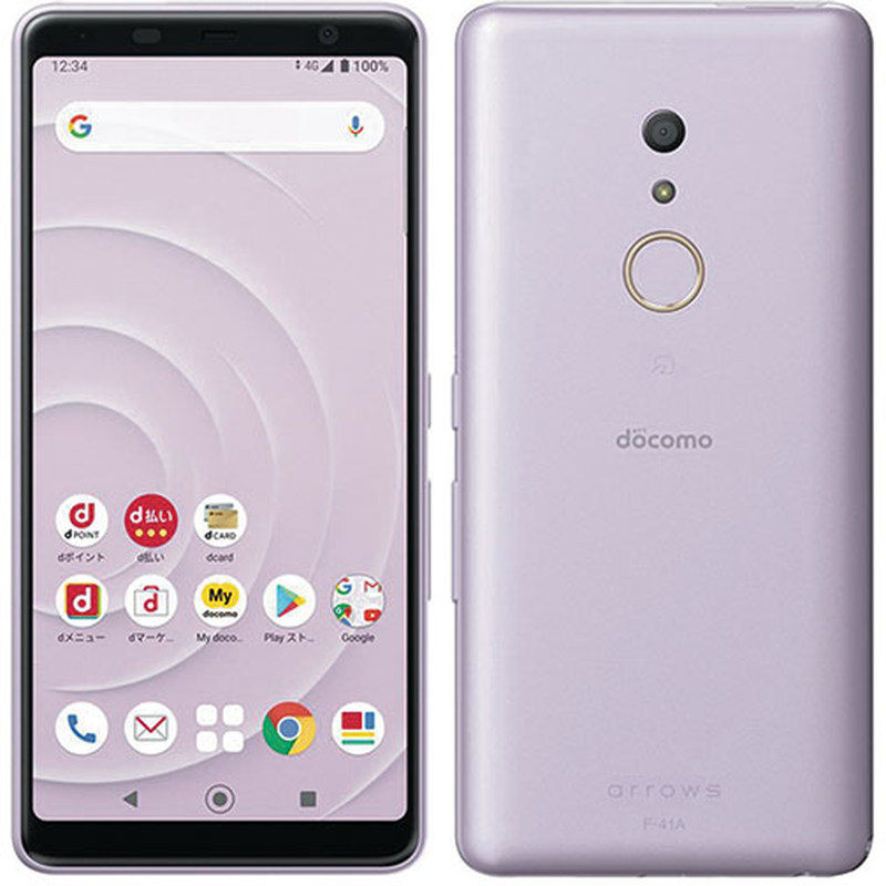 超美品 F-41A arrows Be4 パープル arrows Be4 F-41A 32GB パープル Sランク | 中古スマホ・タブレットの