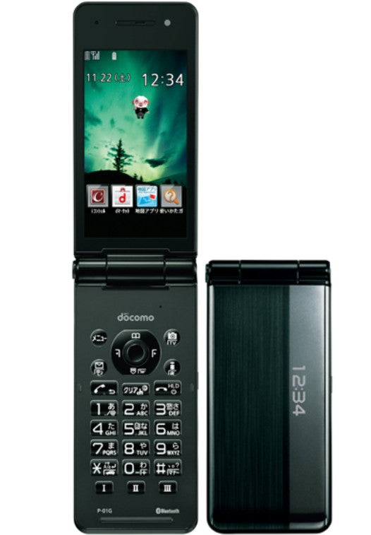 docomo P-01G ブラック系 Sランク SIMフリー|新品・未使用品