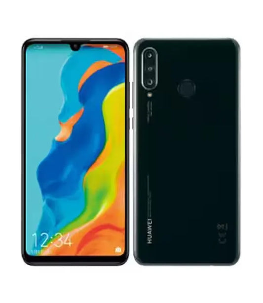 [Network usage restrictions ▲] HUAWEI P30 lite Premium 128GB Midnight Black [au SIM-free version] B rank