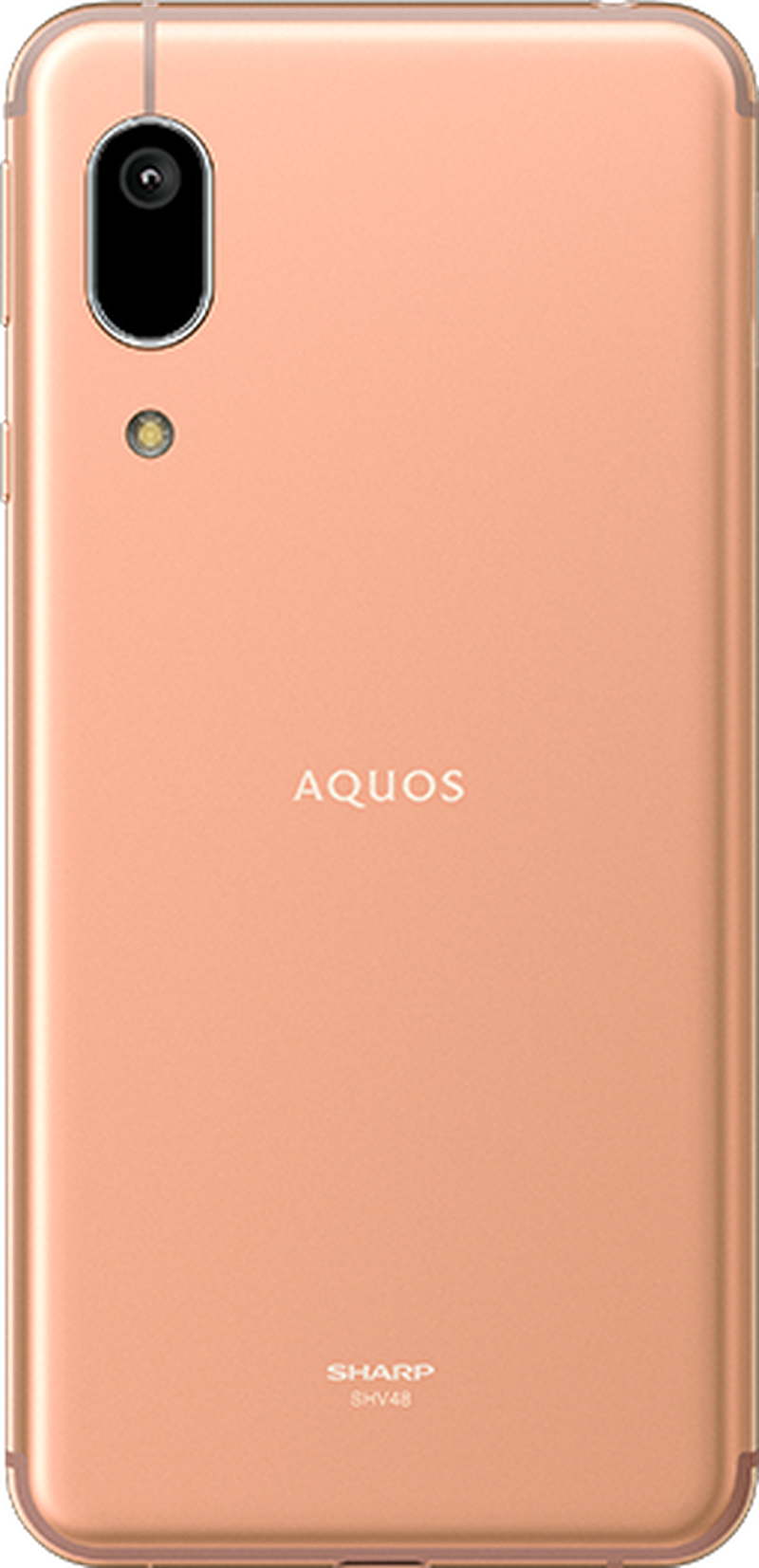 AQUOS sense3 basic SHV48 32GB ライトカッパー Bランク 背面