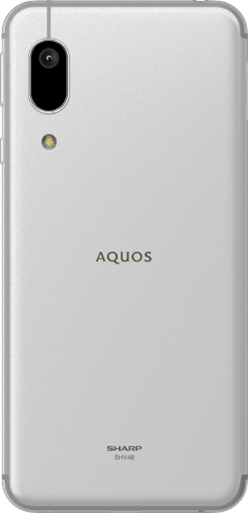 AQUOS sense3 basic 907SH 32GB シルバー Cランク 背面