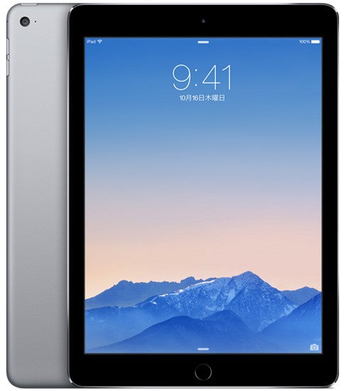 iPad Air 2 （2014年） Wi-Fi+Cellular 16GB スペースグレイ Cランク SIMフリー｜中古・整備済み品