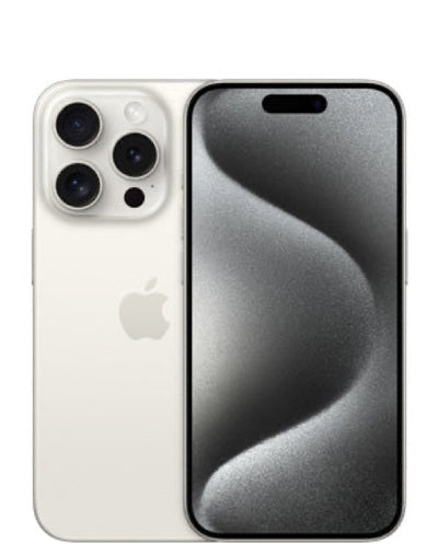 iPhone 15 Pro 128GB ホワイトチタニウム Cランク SIMフリー｜中古・整備済み品
